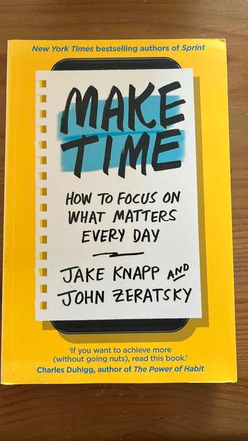 Make time - Charles Duhigg beschikbaar voor biedingen