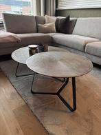 Nieuw: PTMD Kae bijzettafels, 50 tot 100 cm, Rond, Nieuw, Minder dan 50 cm