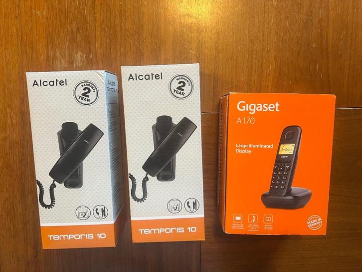 telefoon draadlos, Telecommunicatie, Vaste telefoons | Handsets en Draadloos, Nieuw, 3 handsets, Ophalen