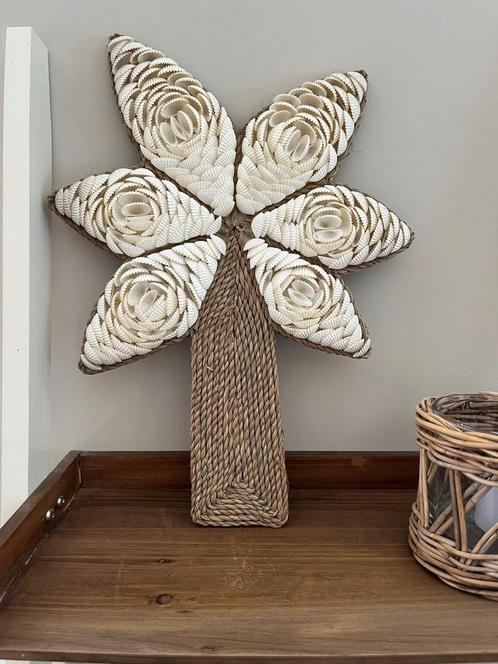 Nieuw schelpen touw palmboom, Huis en Inrichting, Woonaccessoires | Wanddecoraties, Nieuw, Ophalen of Verzenden