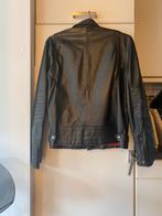 Prachtig kalfsleren sportief jack! Zwart, Maat 52/54 (L), Zwart, Ophalen of Verzenden, Zo goed als nieuw