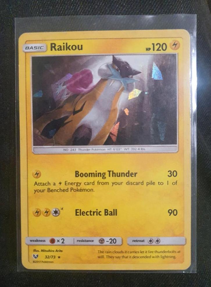 Raikou 32/73 jaar 2017 Shining Legends Holo bieden mogelijk, Hobby en Vrije tijd, Verzamelkaartspellen | Pokémon, Zo goed als nieuw