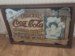 Coca cola spiegel 98,5x68cm, Antiek en Kunst, Ophalen