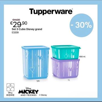 Tupperware Disney Cubix Set  beschikbaar voor biedingen