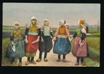 5 kinderen in folklore klederdracht - KRST005-3115 - Marken, Verzenden, Voor 1920, Ongelopen, Noord-Holland