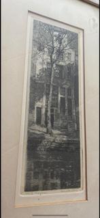 Willem G. Hofker ets Bloemgracht Amsterdam, Antiek en Kunst, Ophalen of Verzenden