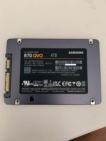Samsung 870 QVO 4TB SSD beschikbaar voor biedingen