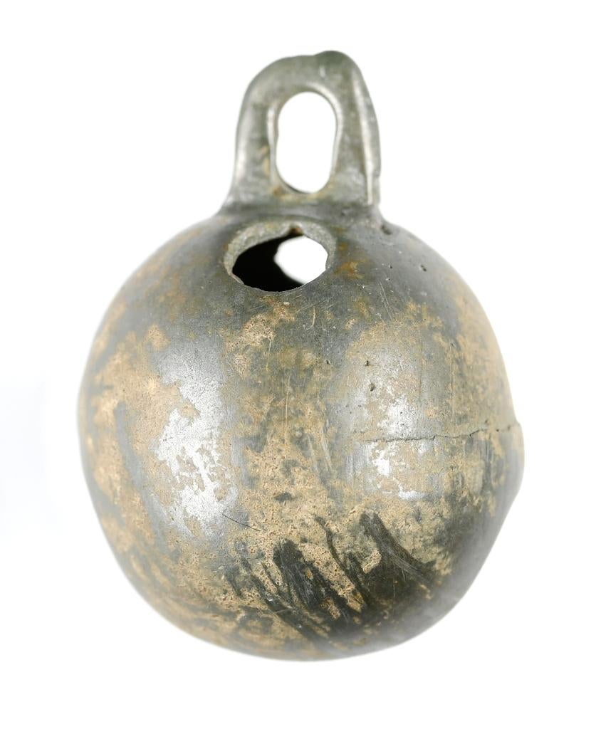 Gegoten bronzen paardenbel, 16-17e eeuw motief #3   b844, Antiek en Kunst, Antiek | Koper en Brons, Ophalen of Verzenden