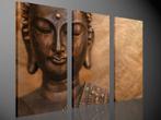 Nieuw * 3 Luik van Canvas * Buddha Boedha 90x160cm, Ophalen of Verzenden
