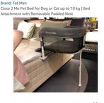 Close2me petbed cosleeper hond kat, Dieren en Toebehoren, Hondenmanden, Ophalen of Verzenden, Zo goed als nieuw