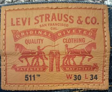 Levi’s 511™️ jeans W30 L34 beschikbaar voor biedingen