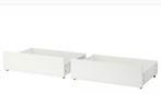 2x Malm lade wit voor onder bed (Ikea), Huis en Inrichting, Ophalen of Verzenden
