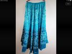 Prachtige turquase rok/ ibiza style! Maat S/ M, Kleding | Dames, Rokken, Ophalen of Verzenden, Zo goed als nieuw, Maat 38/40 (M)