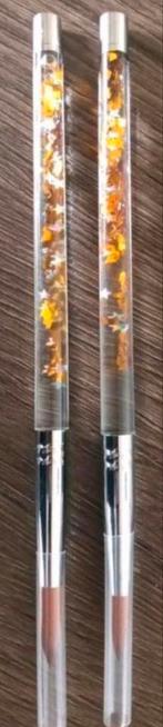 Penselen maat 10 14 rond glitter goud incl verzend, Nieuw, Ophalen of Verzenden, Handen en Nagels, Goud