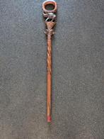 Afrikaanse houtsnijwerk wandelstok, Ophalen of Verzenden, Gebruikt