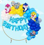 Baby Shark Ballonnen Set - Zonder Boog, Ophalen of Verzenden, Nieuw