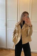 2-way beige leather jacket, Kleding | Dames, Maat 38/40 (M), Vera Moda, Beige, Ophalen of Verzenden
