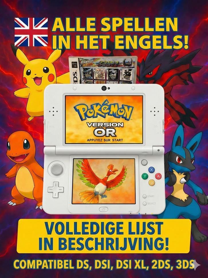 Pokemon Nintendo DS (DS, GBA), Spelcomputers en Games, Games | Nintendo DS, Zo goed als nieuw, Role Playing Game (Rpg), 1 speler