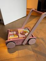 Little Dutch Blokkenwagen / Loopwagen, Ophalen of Verzenden, Zo goed als nieuw, Bouwen