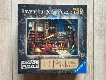 Ravensburger puzzel escape 1 Space Observatory - 759 stukjes beschikbaar voor biedingen