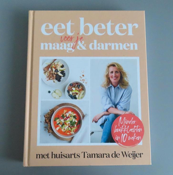 Eet beter voor je maag en darmen - Tamara Weijer, Boeken, Gezondheid, Dieet en Voeding, Zo goed als nieuw, Dieet en Voeding, Ophalen of Verzenden