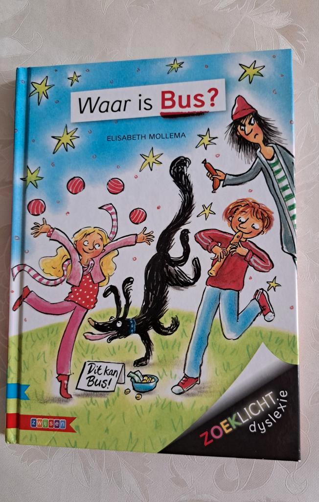 Z.g.a.n.: ZOEKLICHT boek: Waar is Bus? Dyslexie., Boeken, Kinderboeken | Jeugd | onder 10 jaar, Zo goed als nieuw, Ophalen of Verzenden