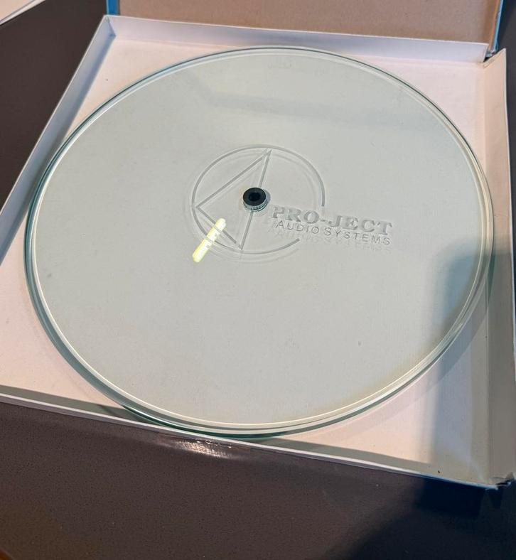 Pro-Ject Glass Platter, Audio, Tv en Foto, Platenspelers, Zo goed als nieuw, Platenspeler-onderdeel, Overige merken, Ophalen of Verzenden