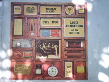 Louis Armstrong Vinyl 5x 33tpm LP beschikbaar voor biedingen