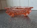 Vintage glazen schaal Boheems, Ophalen of Verzenden