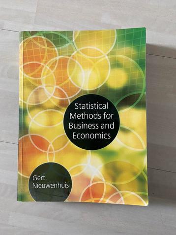 Statistical Methods for Business and Economics book