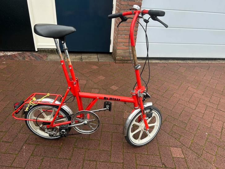 Di Blasi vouwfiets - Compact en handig!, Fietsen en Brommers, Fietsen | Vouwfietsen, Gebruikt, Heren, Overige merken, Minder dan 14 inch