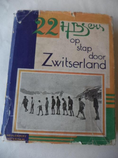 22 HBSers op stap door Zwitserland, 1e druk met omslag, PIEP, Boeken, Kinderboeken | Jeugd | 13 jaar en ouder, Gelezen, Ophalen of Verzenden