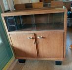 Vintage dressoir art deco amsterdamse stijl massief hout, Ophalen, Gebruikt, 50 tot 100 cm, 25 tot 50 cm
