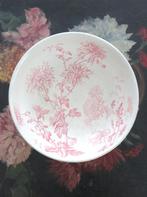 Engelse schaal Brown Westhead & Moore “Bloemen”, Antiek en Kunst, Antiek | Servies los, Ophalen of Verzenden