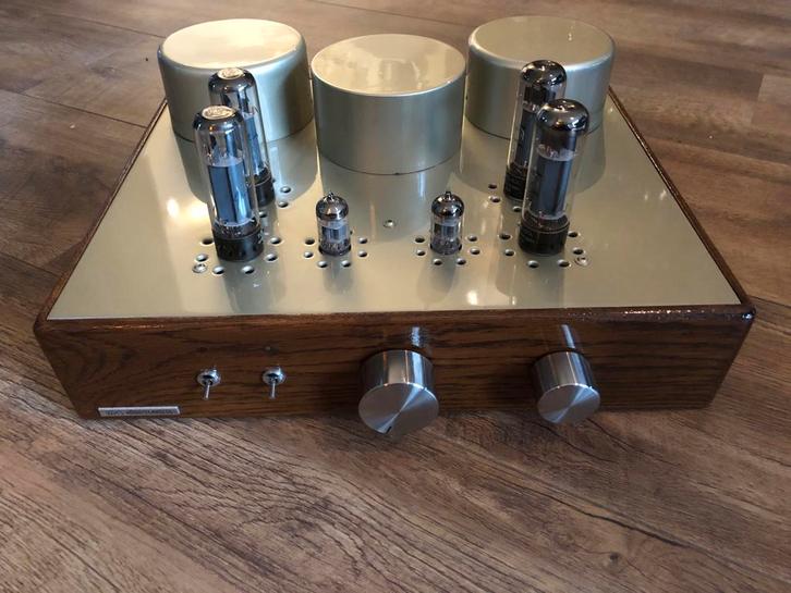 Van der Veen UL-40s Buizenversterker + Tungsol buizen, Audio, Tv en Foto, Versterkers en Receivers, Zo goed als nieuw, Stereo
