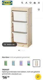 IKEA TROFAST opbergrek met bakken, Kinderen en Baby's, Kinderkamer | Commodes en Kasten, Ophalen, Gebruikt