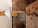Nostalgische messing schemerlamp, Huis en Inrichting, Lampen | Hanglampen, Ophalen, Zo goed als nieuw, 50 tot 75 cm