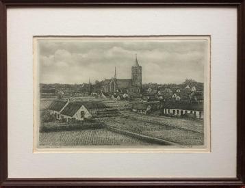 Ets van Karel Kok, Uitzicht vanuit molen ’De Eendracht' beschikbaar voor biedingen