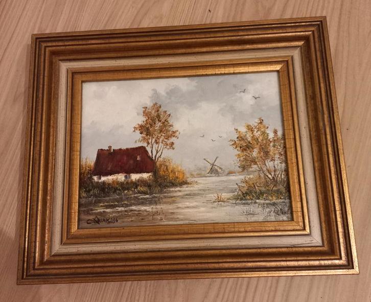 Cor Quax Landschap Schilderij - 1996, Antiek en Kunst, Kunst | Schilderijen | Klassiek, Ophalen of Verzenden