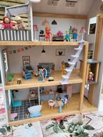 poppenhuis met interieur, Ophalen, Zo goed als nieuw