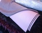 Nu €10,-pm! Verduisterende gordijnstof roze/taupe, Huis en Inrichting, Stoffering | Gordijnen en Lamellen, Ophalen of Verzenden