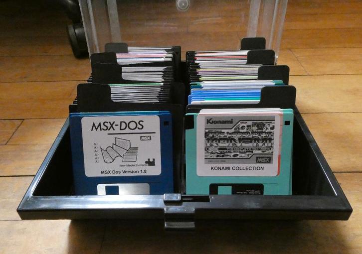 Diskette Box 70 Msx Spel diskettes, Computers en Software, Vintage Computers, Ophalen of Verzenden