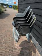 Set van 5 stoelen, gratis af te halen, Huis en Inrichting, Ophalen, Kunststof, Gebruikt, Grijs