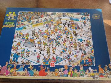 Jan van Haasteren puzzel ,,IJshockey,,nr.00682/1500stukjes beschikbaar voor biedingen