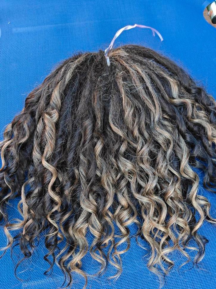 Krul Dreadlocks Set, Sieraden, Tassen en Uiterlijk, Uiterlijk | Haarverzorging, Nieuw, Pruik of Haarverlenging, Ophalen of Verzenden
