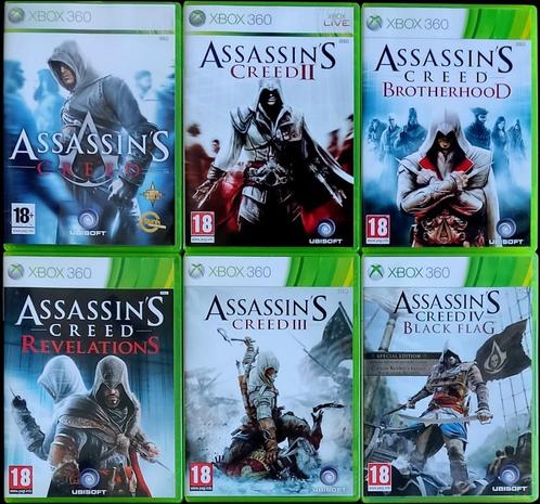 Assassin's Creed games, Spelcomputers en Games, Games | Xbox 360, Zo goed als nieuw, Avontuur en Actie, 1 speler, Vanaf 18 jaar