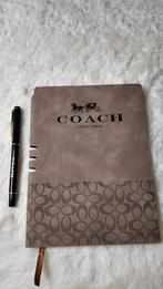 Coach New York notitieboek + Coach pen – luxe set, Ophalen of Verzenden, Nieuw