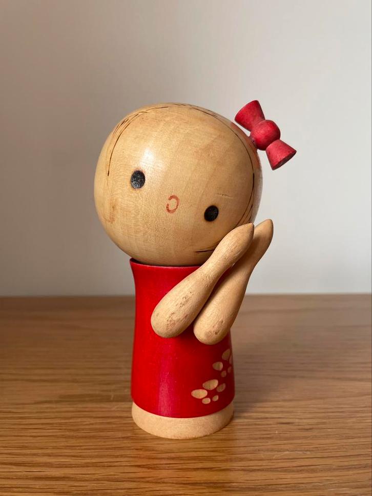 Vintage kokeshi Maruyama Hougetsu, Antiek en Kunst, Kunst | Niet-Westerse kunst, Ophalen of Verzenden