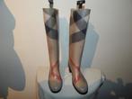 Burberry hoge rubber laarzen met hakje ruiten motief 38, Hoge laarzen, Overige kleuren, Verzenden, Burberry