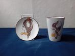 Aalten bordje en vaasje., Antiek en Kunst, Antiek | Keramiek en Aardewerk, Ophalen of Verzenden
